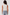 KATCH ME Womens Round Neck Button Front Slim Stretch Tank Top
