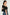 KATCH ME Womens Sloping Shoulder Cinched Waist Short Sleeve Top