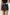 KATCH ME Womens Layered High Waist Raw Hem Denim Skorts