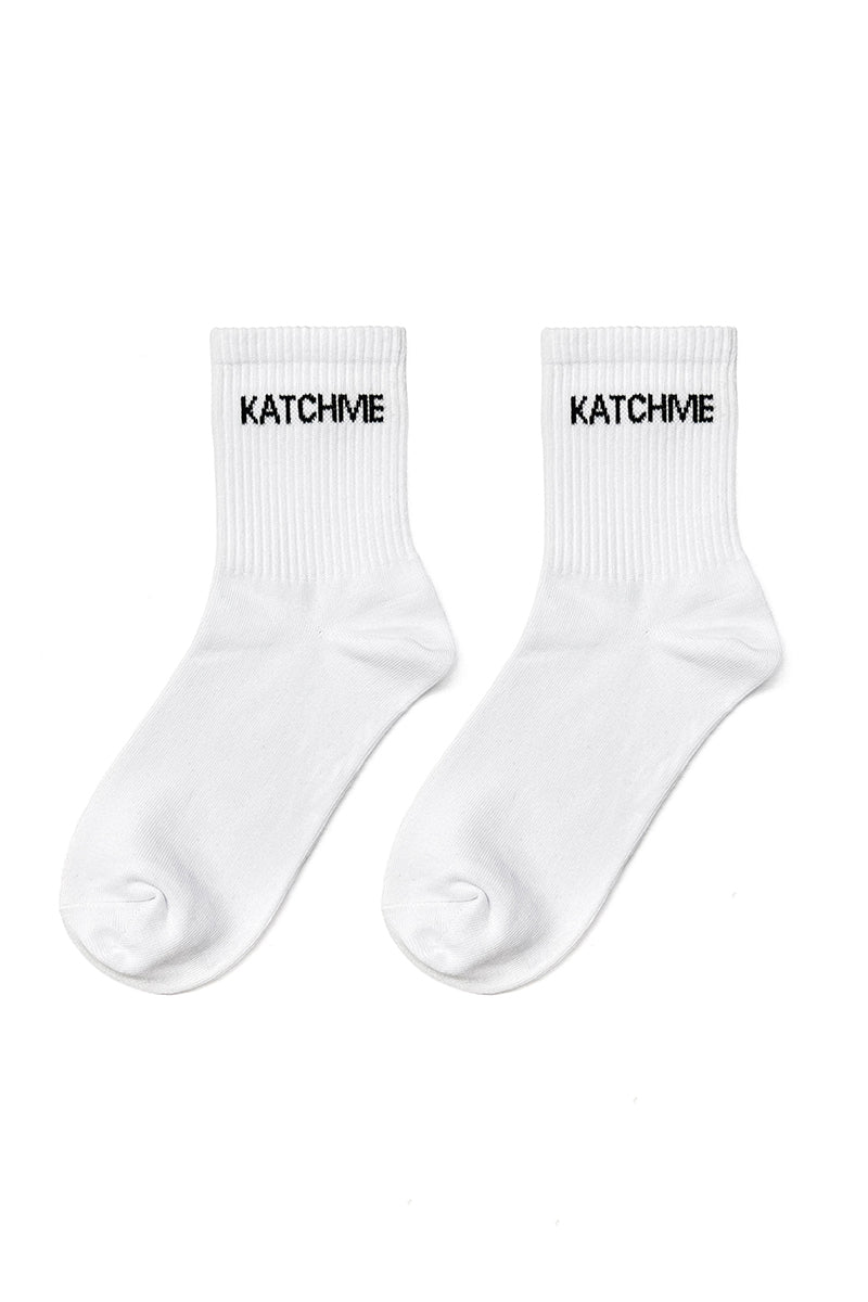 KATCH ME Womens Cotton Mid Calf Sporty Socks 3 Pairs
