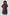 KATCH ME Womens Winter Fluffy Hooded Tie Waist Long Outerwear
