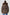 KATCH ME Womens Fluffy Hooded Zip Up Belted Mid Length Cotton Coat