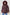 KATCH ME Womens Fluffy Hooded Zip Up Belted Mid Length Cotton Coat