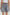 KATCH ME Womens High Waist Multi Pocket Denim Bermuda Shorts