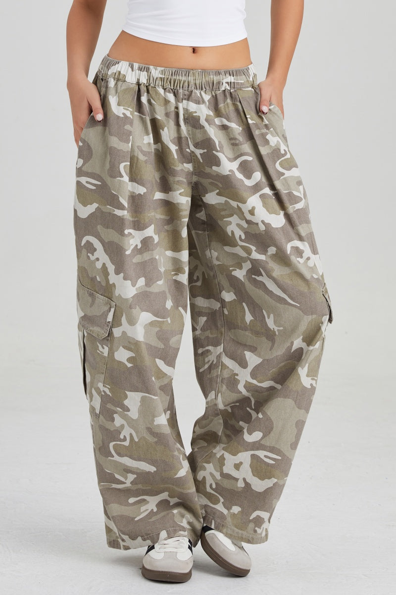 KATCH ME High-Waisted Wide-Leg Sweatpants Set