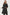 Katch Me Chic Women's Elegant Fuzzy Hooded Waist Tie Long Sleeve Thermal Outerwear, Fall & Winter Comfy Coats Outfit, Cozy Mid-Length Thick Jackets - Katch Me