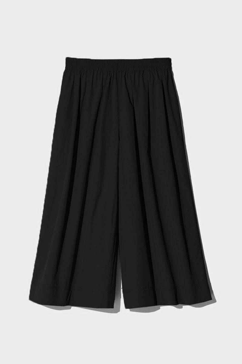 KATCH ME Women's Inner Drawstring Cropped Wide Leg Trousers