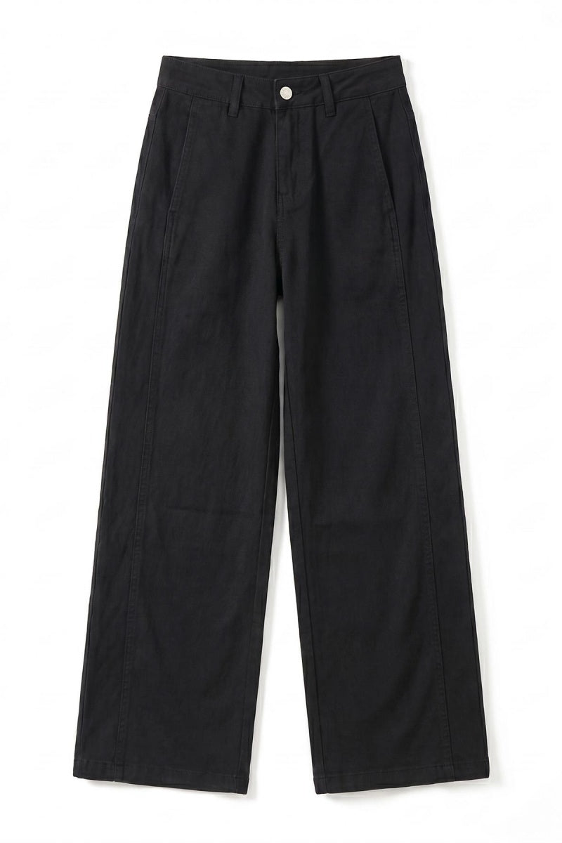 KATCH ME Women’s High-Waist Wide Leg Jeans with Functional Pocketsa