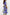 Katch Me Chic Women's Vibrant Floral Print V-Neck Batwing Sleeve Side Split Lightweight Maxi Dress, Summer Cinched Waist Holiday Dresses, Comfort Outfit for Beach