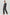 KatchMe Women's Casual Solid Color Long Sleeve Top & Exposed Stitches Trousers Co-ord, Round Neck Top & Wide Leg Trousers Two Piece Sets, Loose Womenswear